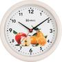 Imagem de Relógio Parede Redondo Cozinha Frutas 22 cm Herweg 6105-32
