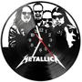 Imagem de Relógio Parede Vinil LP ou MDF Metallica Rock Banda 2