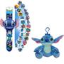 Imagem de Relógio Projetor+Pelucia 14cm Infantil Inspirado Stitch_GAZ