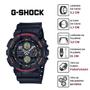 Imagem de Relógio Pulso Casio G-Shock Masculino Analógico Digital Prova D Água 200 Metros Hora Mundial Resistente Choques Preto GA-140