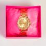 Imagem de Relógio Quartz Feminino Aço Inoxidavel Dourado Com Garantia