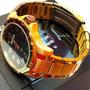 Imagem de Relógio Seculus Masculino Dourado Garantia 2 Anos 5atm 50m