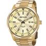 Imagem de Relógio Seculus Masculino Dourado Long Life 20786GPSVDA2 Analógico 5 Atm Cristal Mineral