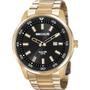 Imagem de Relógio Seculus Masculino Dourado Long Life 20786GPSVDA3 Analógico 5 Atm Cristal Mineral