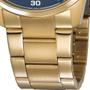 Imagem de Relógio Seculus Masculino Dourado Long Life 20802GPSVDA2 Analógico 5 Atm Cristal Mineral