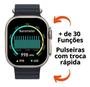 Imagem de Relogio Smart Watch Amax Ultra + Hernes Lançamento 2023 Nfc 49mm 2 Pulseiras luxo Couro+Silicone