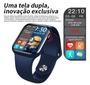 Imagem de Relogio Smart watch6 Hw12 41mm Atualizado 2023 Android e iOS + Pulseira Metal Milanese - Cinza