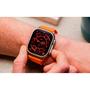 Imagem de Relógio Smart Watch8 Amax Ultra 49mm Tela Infinita Pulseira de Couro