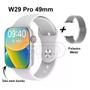 Imagem de Relogio Smart Watch9 W29 Pro Ilha Dinâmica e Borda Infinita + Pulseira Metal
