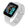 Imagem de Relógio Smartwatch ABD20 Pulseira Inteligente Monitor Cardíaco Pressão Arterial cor: Branco