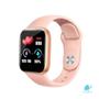 Imagem de Relógio Smartwatch Android Ios Inteligente D20 Bluetooth Rose pulseira Rosa