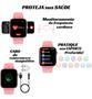 Imagem de Relógio Smartwatch Feminino Duas Pulseiras P/ iPhone Android Samsung