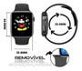 Imagem de Relogio Smartwatch Feminino Preto Serie 8 Para Samsung Android e IOS