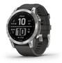 Imagem de Relógio Smartwatch Garmin Fênix 7 Prata com Pulseira Grafite
