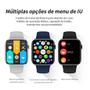 Relógio smartwatch HW16 44mm tela infinita com pulseira metal extra - WearFit Imagem de Relógio smartwatch HW16 44mm tela infinita com pulseira metal extra