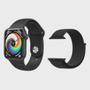 Imagem de Relogio Smartwatch HW19 2 Pulseiras Android iOS Bluetooth Academia Esporte Fitness Varias Funções 