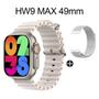 Imagem de Relógio Smartwatch HW9 ULTRA MAX Tela AMOLED 49mm + Pulseira Extra