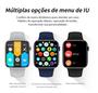 Imagem de Relógio Smartwatch Inteligente Hw16 44mm Android iOS Bluetooth - Azul