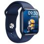 Imagem de Relogio Smartwatch Inteligente HW16 44mm Atualizado Android iOS - Azul