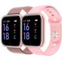 Imagem de Relogio Smartwatch inteligente T80S Lembrete Notificações Academia Esporte Fitness Feminino Multi-Funções