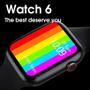 Imagem de Relógio Smartwatch Inteligente W26 Rosa Tela Infinita 44m Touch Multi-Funções
