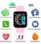 Imagem de Relógio Smartwatch Inteligente Y68 D20 2 Pulseiras Android iOS Bluetooth