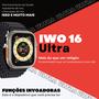 Imagem de Relógio SmartWatch IWO 16 Ultra 8 Original Batimentos Cardíacos e Chamadas Bluetooth