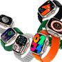 Imagem de Relógio smartwatch K9 Max com 7 pulseiras capa de proteção A prova D'gua envio Imediato Original com Nota Fiscal
