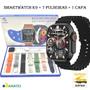 Imagem de Relógio smartwatch K9 Ultra Max com 7 pulseiras e capa de proteção