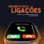 Imagem de Relógio Smartwatch Laranja X8 Ultra Tela HD 02 Polegadas