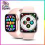 Imagem de Relogio Smartwatch Presente para a melhor Mãe Feminino Preto Serie 9 Rosa Whatsapp Facebook Ligação Original