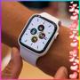 Imagem de Relogio Smartwatch Presente Pedido de Namoro Feminino Branco Serie 9 Whatsapp Facebook Ligação Original