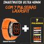 Imagem de Relógio Smartwatch Ultra 49MM Com 7 Pulseiras Laxasfit