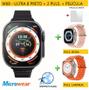 Imagem de Relógio Smartwatch Ultra 8 W68 MICROWEAR Série 8 - KIT 3 Puls.+Pelíc