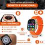 Imagem de Relógio Smartwatch Ultra Series 9 Plus 49mm Gps Nfc Laranja