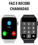 Imagem de Relogio smartwatch w34 plus  + pelicula + case + pulseira de aço