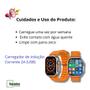 Imagem de Relógio Smartwatch W69 49mm com 7 Pulseiras Premium Monitoramento Fitness Notificações Controle Música