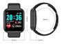 Imagem de Relógio Smartwatch wD20 Pulseira Inteligente Monitor Cardíaco Pressão Arterial cor: Preto C