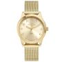 Imagem de Relogio Technos feminino dourado pequeno com numeros pulseira esteira 2035MUS/1X