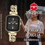 Imagem de Relógio Technos Feminino Elos Dourado Quadrado 50m