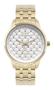 Imagem de Relogio Technos feminino grande dourado banhado aço inox  lado pedrinhas coloridas strass 2035NAF/1B