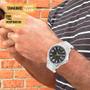 Imagem de Relógio Technos Masculino Prata Preto Prova d'água com 1 ano de garantia 