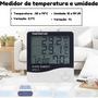 Imagem de Relógio Temperatura Umidade Termo-higrômetro Digital Led