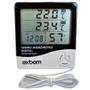 Imagem de Relógio Temperatura Umidade Termo-Higrômetro Digital