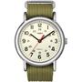Imagem de Relógio Timex Weekender Unissex - 38mm, Caixa Prateada e Mostrador Creme
