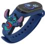 Imagem de Relógio Touch Infantil Stitch Coração Resistente à Água-Az