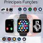 Imagem de Relógio Watch 10 Wearmax OS W99+ Plus super Amoled prova d'água NFC assistente inteligencia artificial chat GPT Smartwat