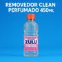 Imagem de Removedor Perfumado Zulu Clean 450 Ml sujeiras manchas dificeis inox, coifa, vidro, exaustor, cozinha, rejunte, piso