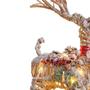 Imagem de Rena Natural Decorativa Vazada 30L 3AA 52cm Enfeite de Natal