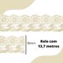 Imagem de Renda De Guipír Crl-01 - Bege - Nº: 297 Rolo Com 13,7 Metros - Nybc